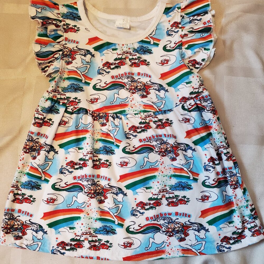 Rainbow Brite Milk Silk Tunic 3T